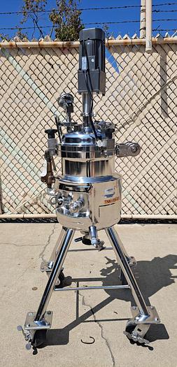 Used Reactor, 4 Gallon, 316L Stainless Steel, FV/50/60 PSI, ALLOY Products #5990948