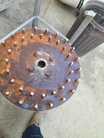 Used Mill, Pin, 16" Diameter, Carbon Steel, Sturtevant, Model 3B, 10 HP #S744508