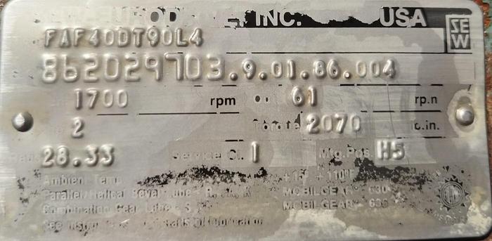 Used Tank, 850 Gallon, Stainless Steel, Jacketed, Agitated, CE Howard - #S745267