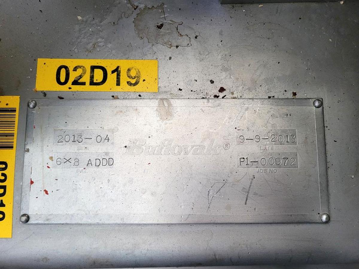 Used Dryer, Drum, Double, 6" x 8" ADDD, Atmospheric, Buflovak, #5991831