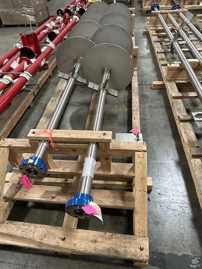 Used Reactor, 2,775 Gallon, 304 Stainless Steel, Equipromex, Water Wash, Vertical, 145 PSI, Agitated, Unused, #5991584