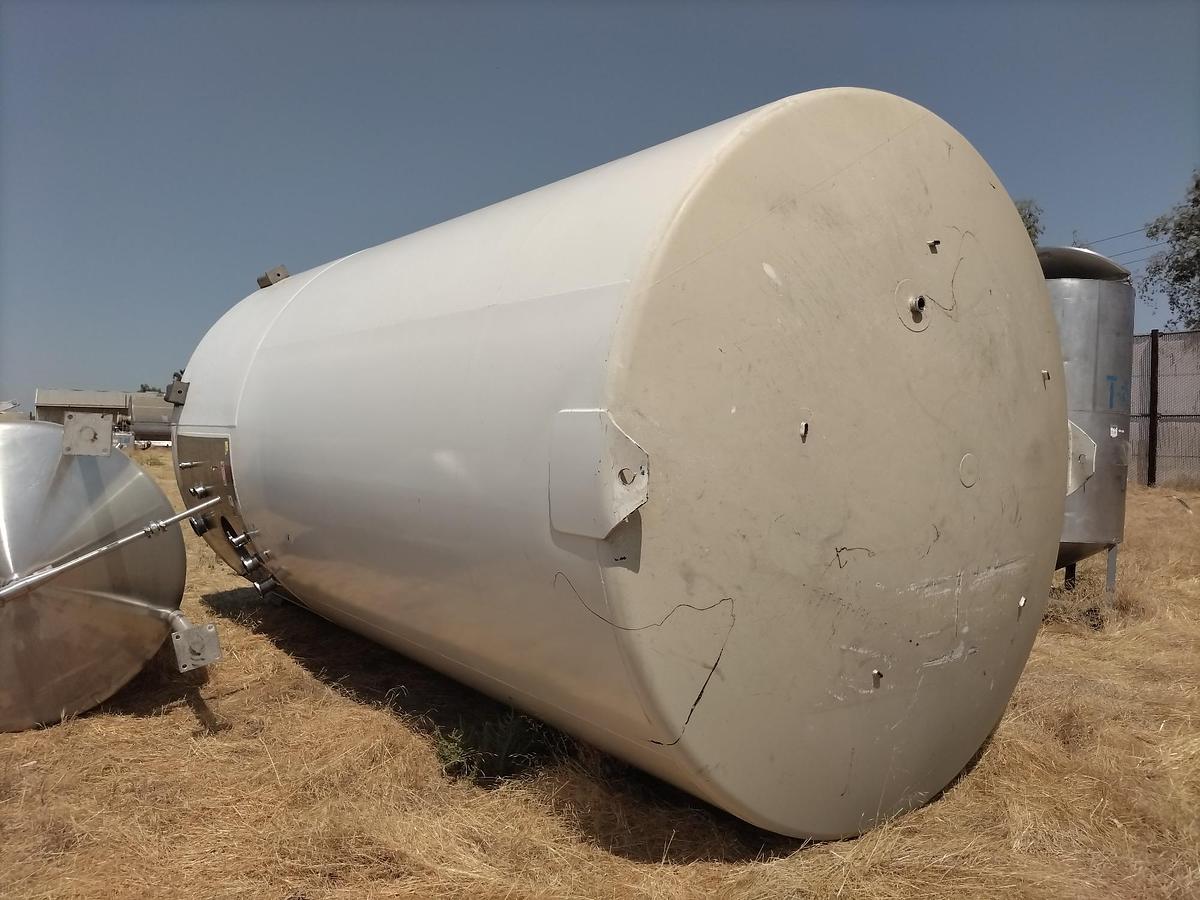 Used Tank, 10,000 Gallon, Stainless Steel, Walker, Insulated Silo, #5991521