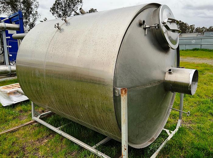 Used Tank, 1,240 Gallon, S/st, Jkt, Brewery Tank #C745013