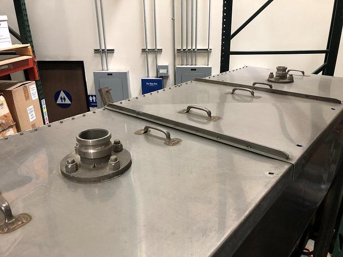 Used Mixer, Ribbon, 65 Cubic Feet, Stainless Steel, 15 HP, Double, #