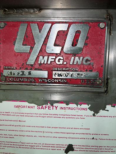 Used Fruit Washer, Lyco, Floodwasher, Receiving, Washing, Chopping - #4494882