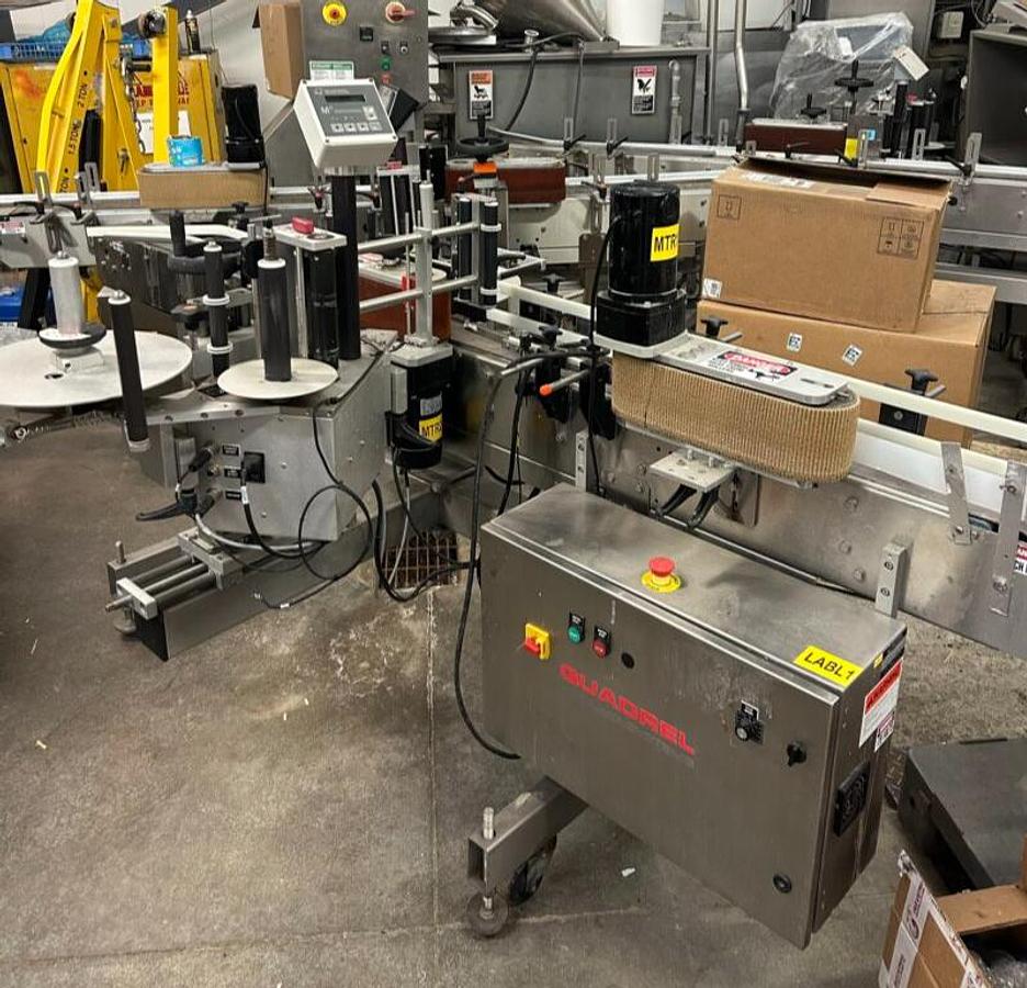 Used Labeler, Pressure Sensitive, Quadrel Econoline E100, 2019, Stainless Steel, #5991371