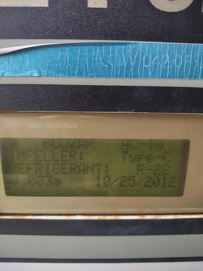 Used Refrig, Chiller, 22 GPM, Budzar, Air Cooled #C742063