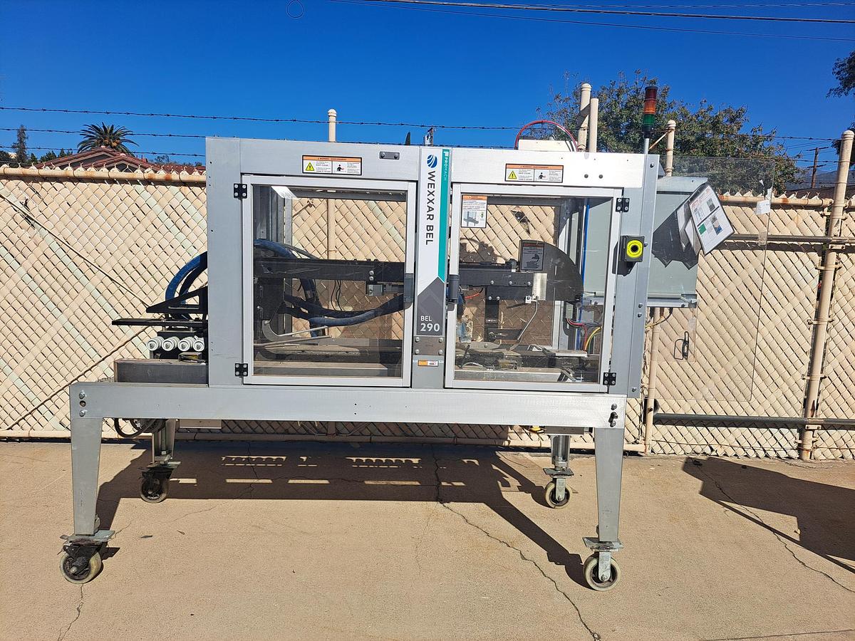Used Case Packer, Automatic, Wexxar BEL 290H, Hot Melt, Up to 50 CPM, #5991668