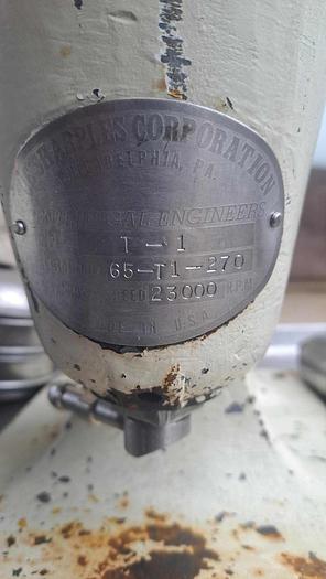Used Centrifuge, Sharples T-1, Air Turbine Drive, 23,000 rpm #S745182