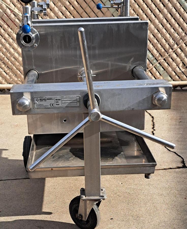 Used Filter Press, 400mm x 400mm (15.7" x 15.7"), Stainless Steel, Spadoni, Kappa, #5991567