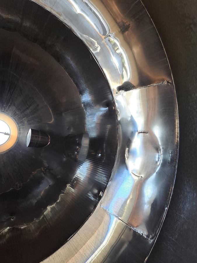 Used Mixer, Conical, 100 CF, 304 Stainless Steel, Gemco, 7.5 HP, #S741455