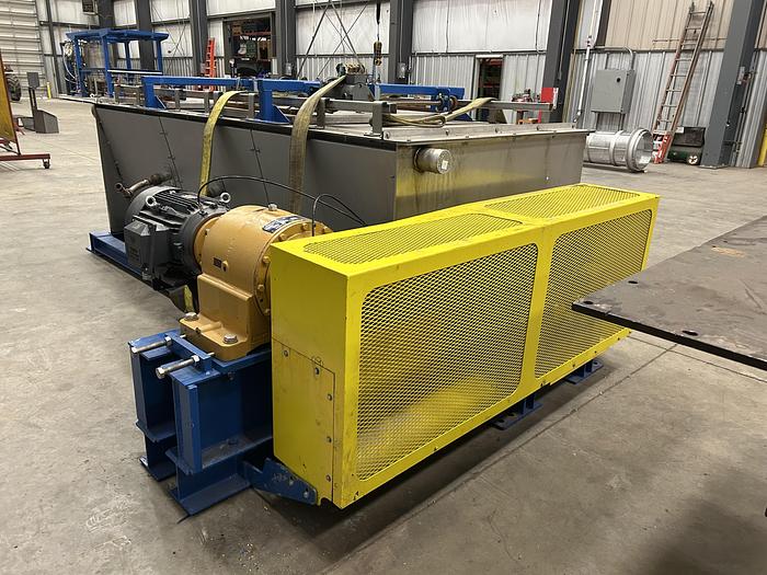 Used Dryer, Paddle/Ribbon, 20 Cu. Ft., Stainless Steel, Jacketed Trough, #5991230