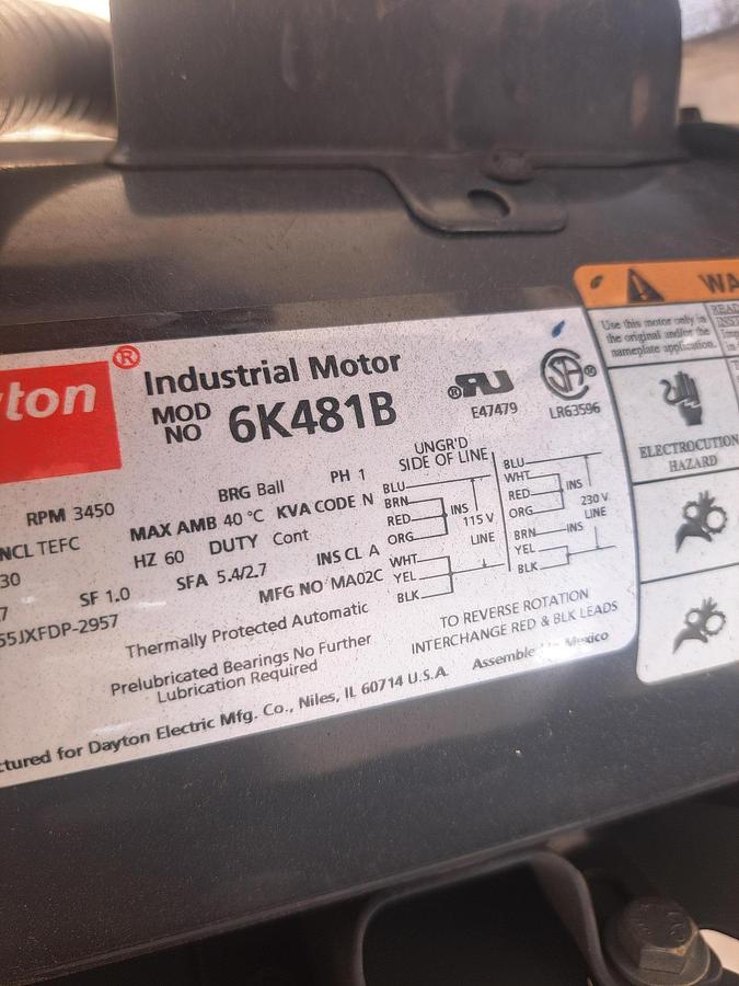 Used Lab Equipment, GermFree CGB-3SS, Stainless Steel, Negative Pressure Glovebox, 75 CFM Filtration System, #5991743