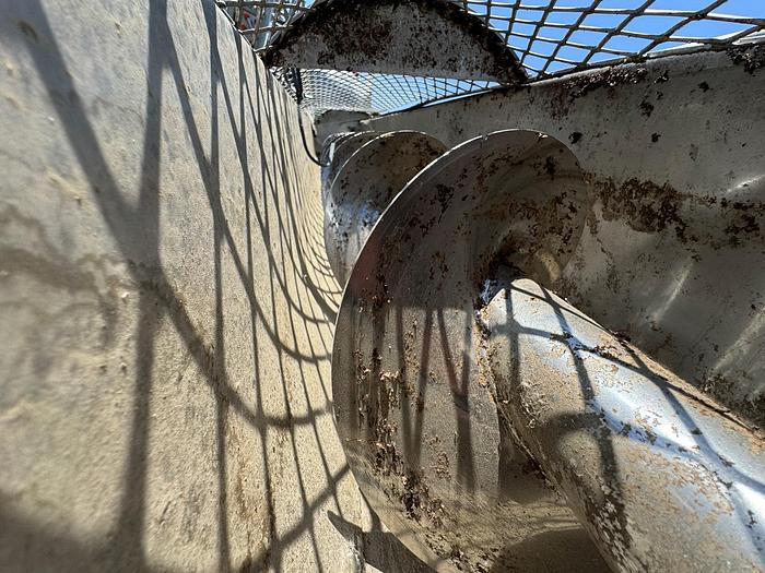 Used Conveyor, Screw, 9" X 9'10", Stainless Steel, #5880210