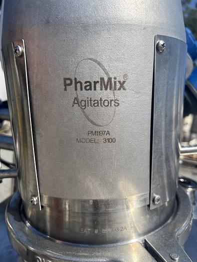 Used Reactor, 40 Gallon (150 Liters), 316L Stainless Steel, Jacketed, 45 PSI Internal, Agitated #S745436