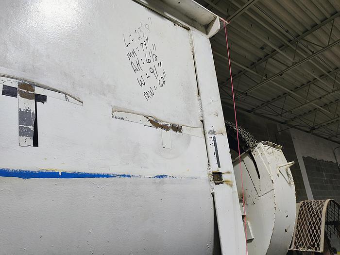 Used Mixer, Ribbon, 600 CF, Carbon Steel, Double Ribbon, #5991223