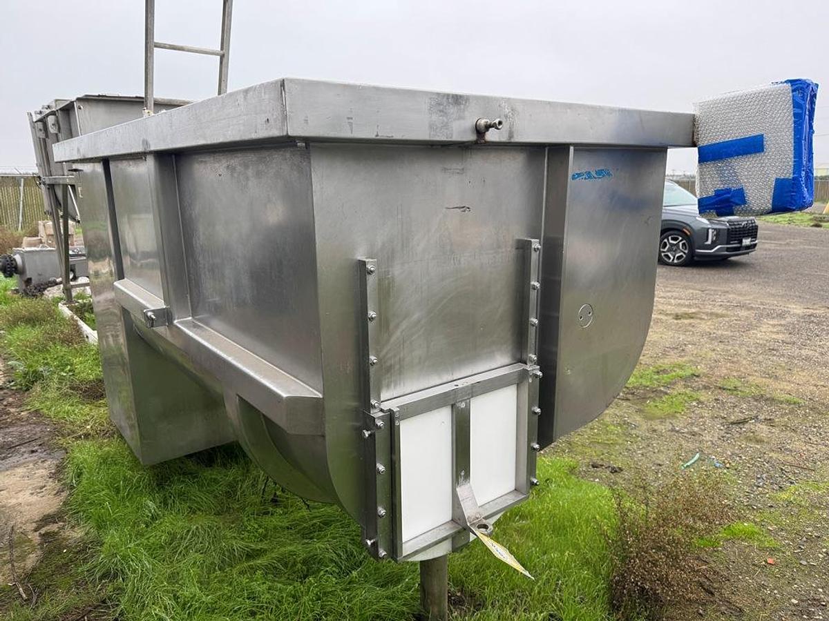 Used Mixer, Paddle, 75 CF, Stainless Steel, 30 HP #5991603