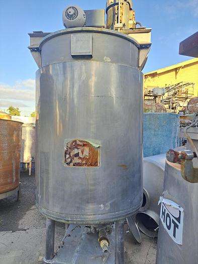Used Tank, 441 Gallon, S/st, Jkt, Agit, 44" x 66", DB/FT, RAS #C741854