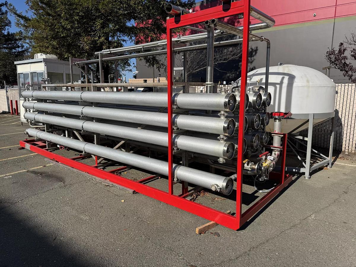 Used Filter, Nano Filtration, Osmonics, BEV Series, Stainless Steel, 300 GPM Permeate, #5991746