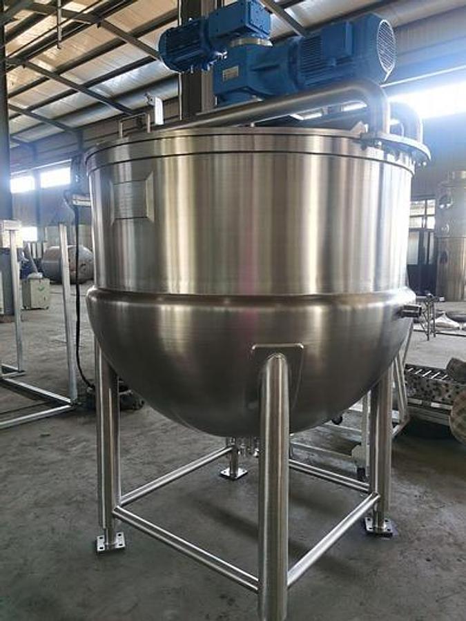 Used Kettle, 300 Gallon, 316 Stainless Steel , Jacketed, Double Motion, #5991830