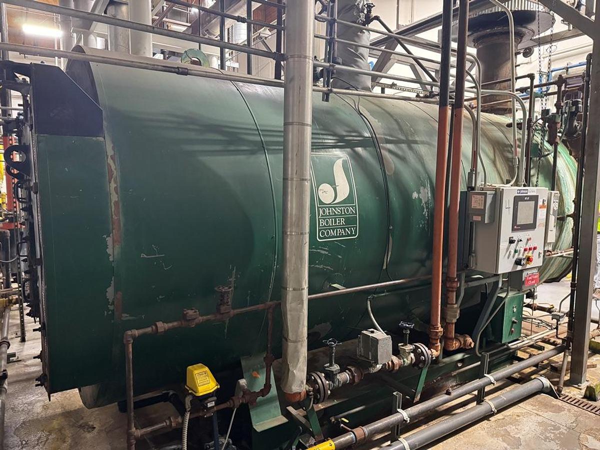 Used Boiler, 300 HP High Pressure Steam, Johnston, NOXmatic Burner, Gas-Fired, #5991634