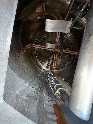 Used Tank, 6,000 Gallon, 316 Stainless Steel, Jacket, Double Agitation, #5991018