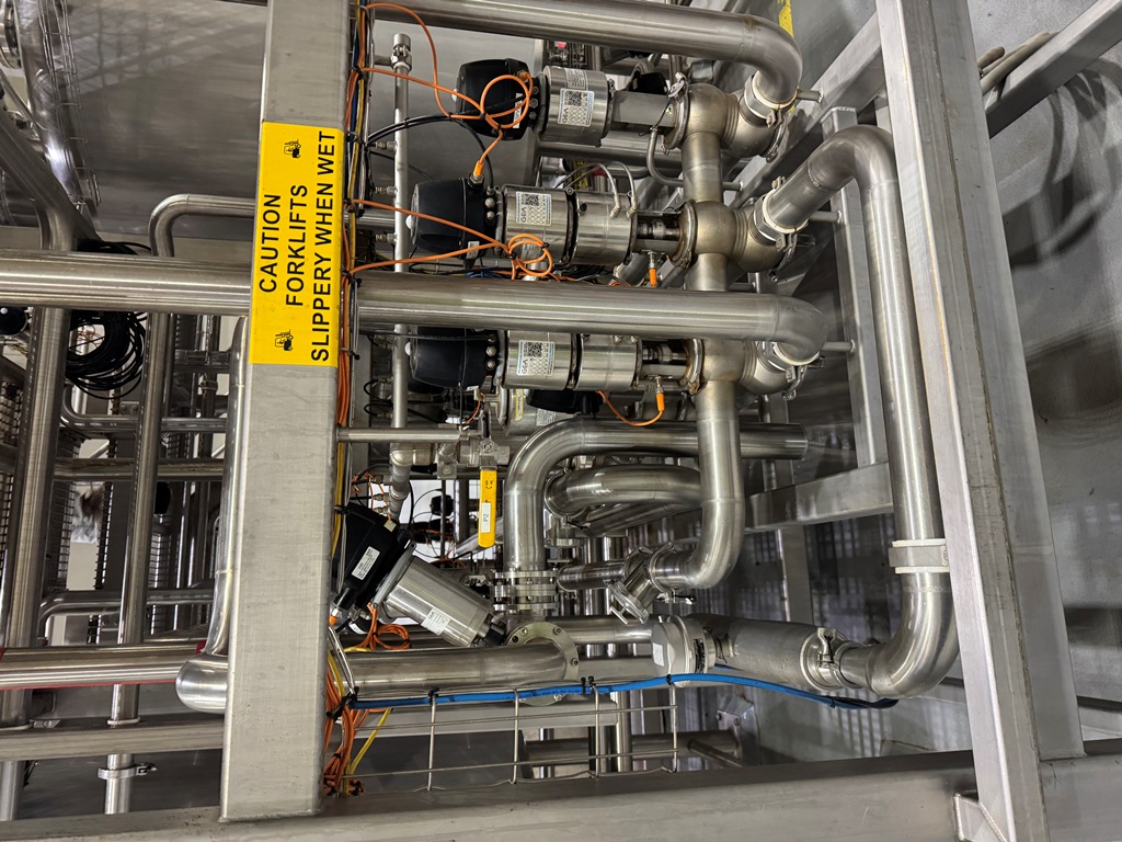 Used Tea Blending & Brewing, GEA, Brew Vessels, Blend Tanks, Valve Matrix, (3) Tank CIP System, #5991625