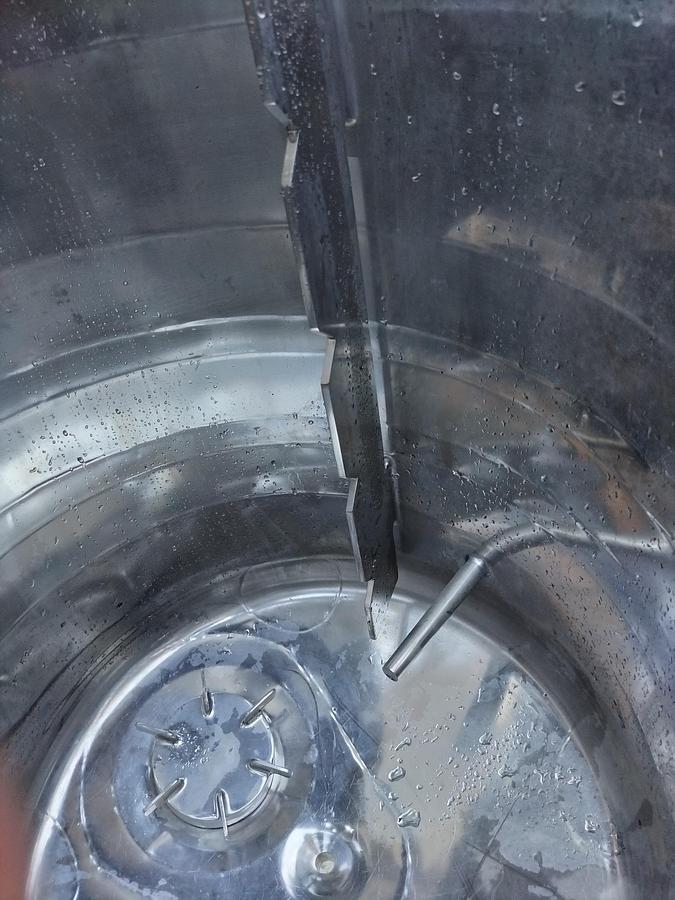 Used Tank, 26 Gallon (100 Liter), 316L Stainless Steel, Jacketed, 45 PSI, FV, #5991492