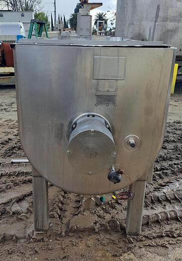 Used Kettle, 333 Gallon, S/st, Jkt, Agit, Horizontal Trough #C745036