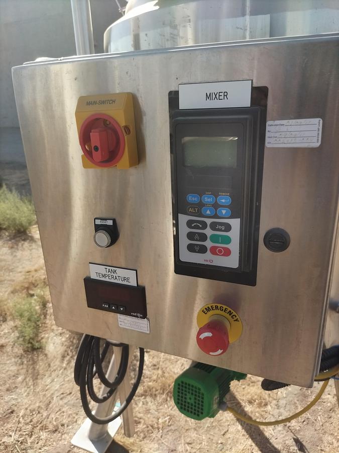 Used Reactor, 66 Gallon (250-Liter), Stainless Steel, Jacketed, Agitated, DCI, #5991896