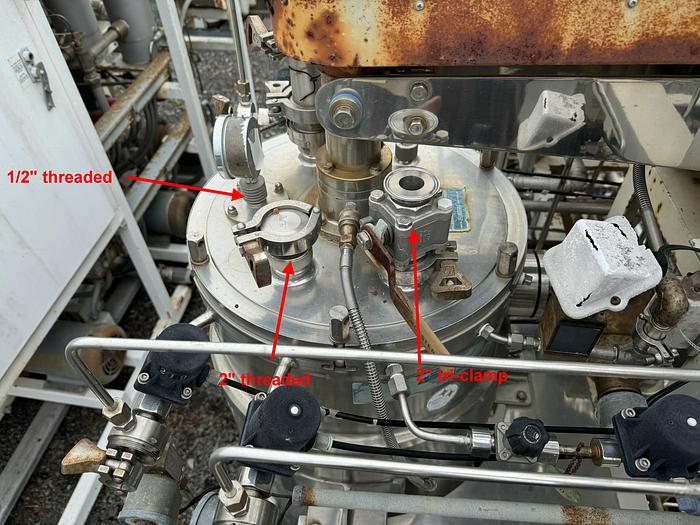 Used Fermenter, 45 Gallon, 316 S/st, Jkt, Agit, Mueller, System, #S695158