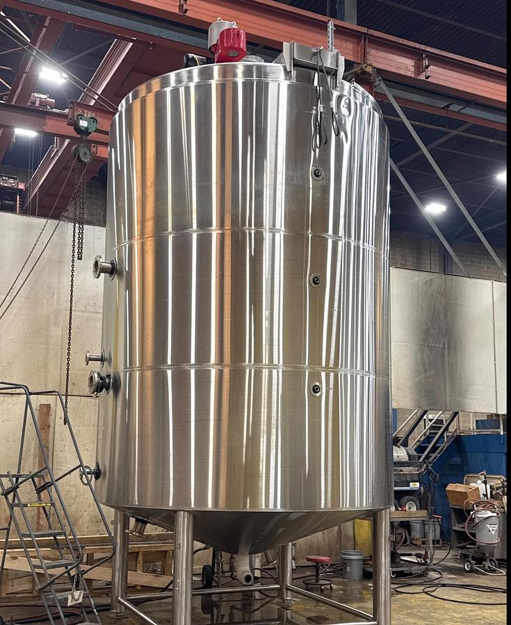 Used Tank, 6,000 Gallon, 304 Stainless Steel, Jacketed Kettle, Sweep Agitation, ICC Northwest,#5991739