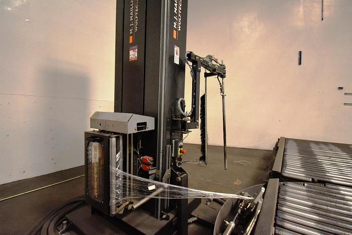 Used Wrapper, Pallet, Wulftec, WCA-SMART, Powered Roller Conveyor, #5991045