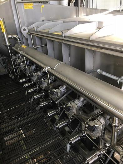 Used Spray dryer 7,000 lbs. Per hour evap. V-bottom dryer three nozzles