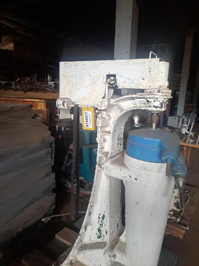 Used Centrifuge, Super, Clarifier, 59-P, S/st, 2 HP #S744417