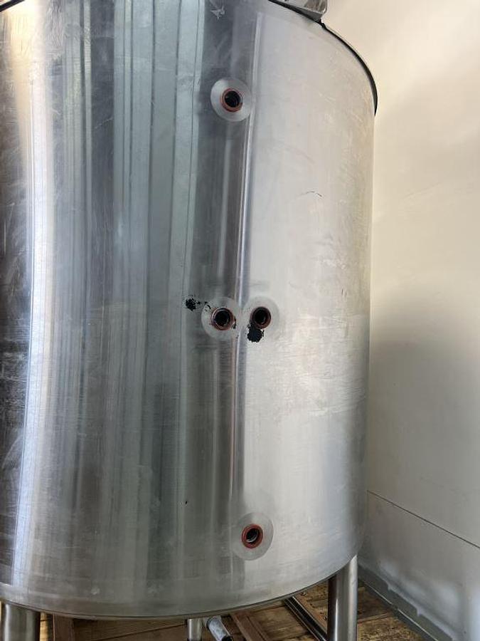 Used Tank, 1,000 Gallon, 316L Stainless Steel, Double Motion, Jacketed, Scraper Agitated Tank, #5991742