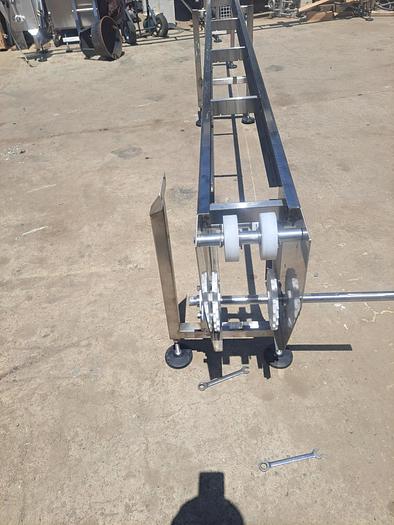 Used Conveyor, Trans Automation Technologies, 8" x 12', Stainless Steel Frame #5512922