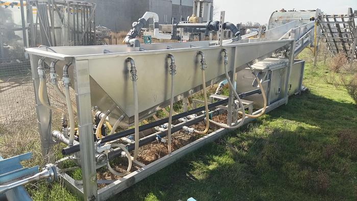 Used Washer, Helical, Conveyor, Immersion, Fruit, Vegetable