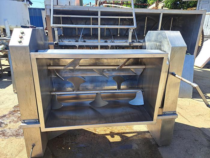 Used Mixer, Paddle, 10 CF, S/st, Tilt Discharge #S745502