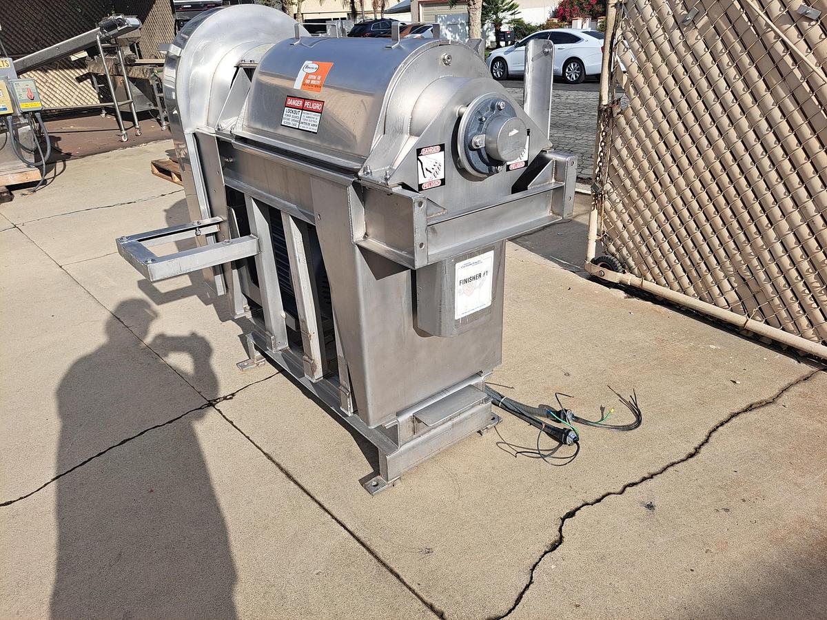 Used Pulper, Finisher, Brown International, Model 4000, 15 HP, #5991564