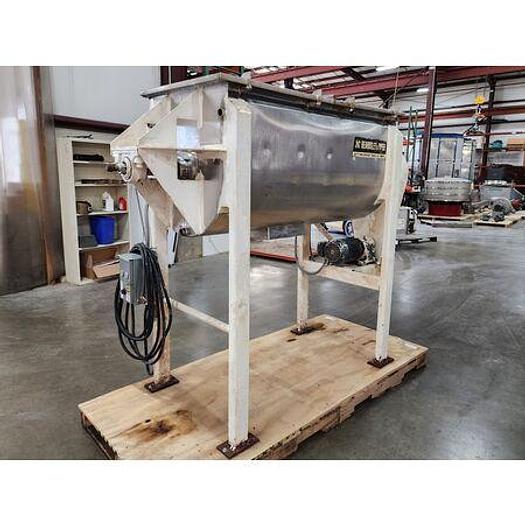 Used Ribbon Mixer, 18 Cu Ft, Stainless Steel, Jacketed, 5 HP - #