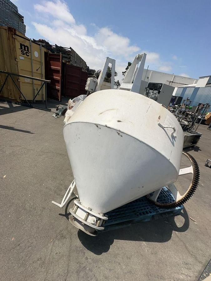 Used Mixer, Conical, Rotary Cone, Paul O. Abbe, Stainless Steel, 3 HP, #5992007