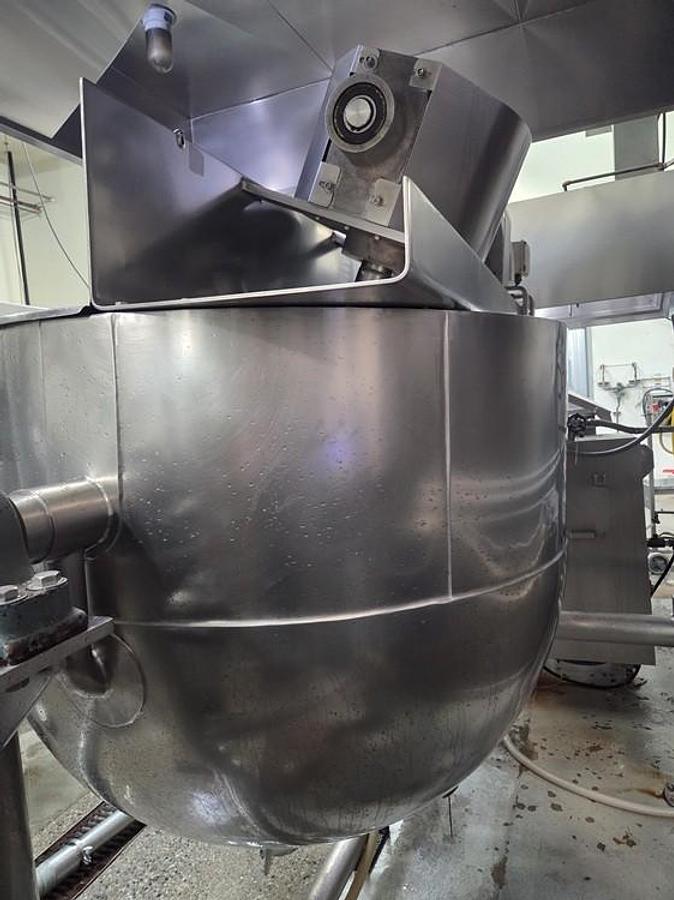 Used Kettle, 300 Gallon, Lee Industries, Stainless Steel, Double Motion, Tilt, #5991805