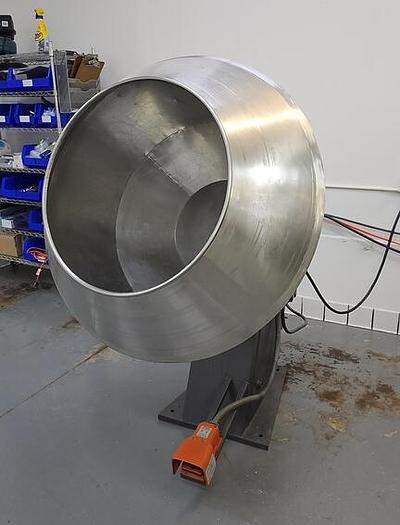 Used Mixer, Rotary, Drum, Seasoning, Stainless Steel, 40"