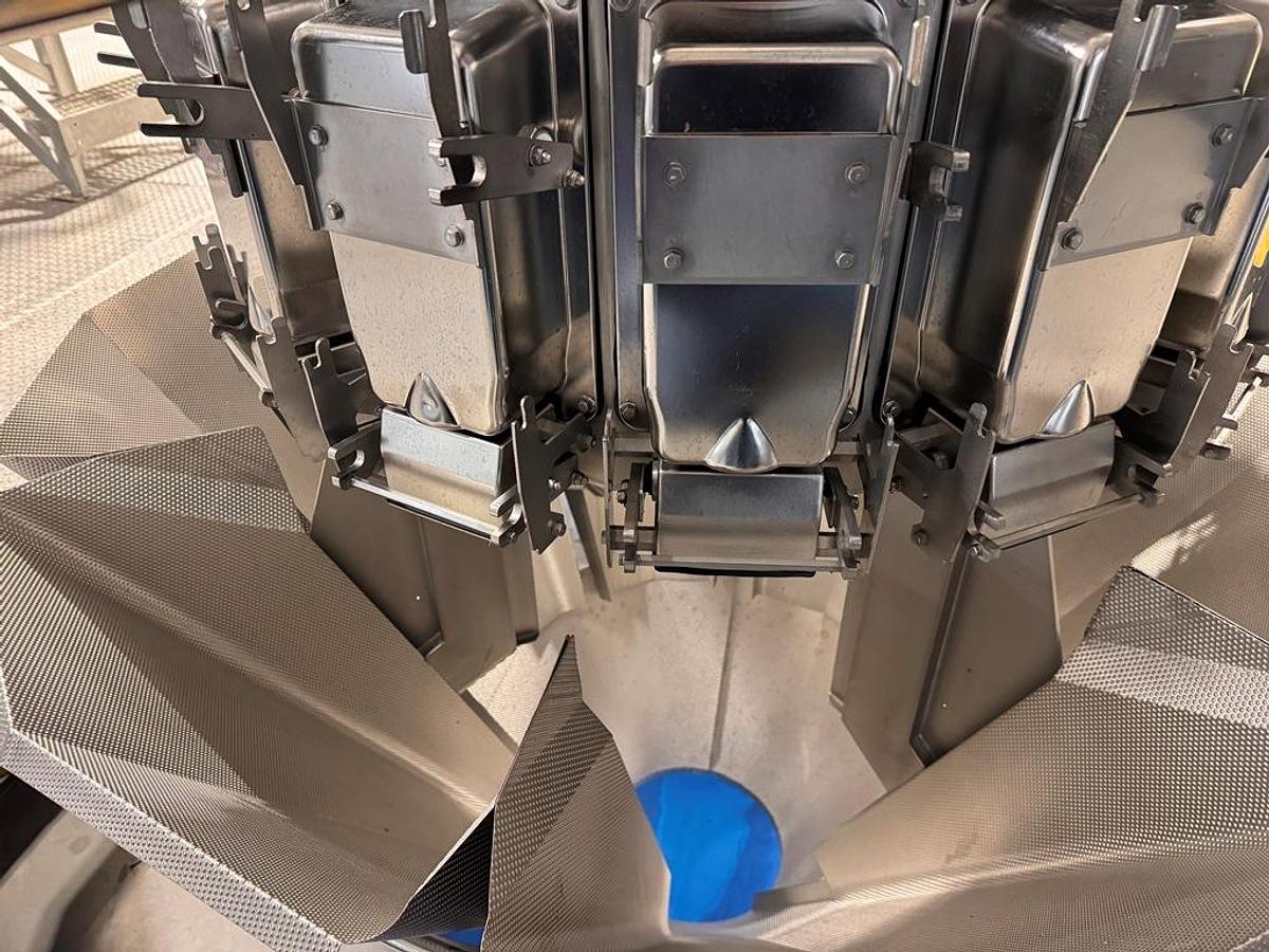Used Filling Line, Bag, Ishida Combination Scale, Bosch SV 3800 Bagger, Elevator, Produce, #5991861