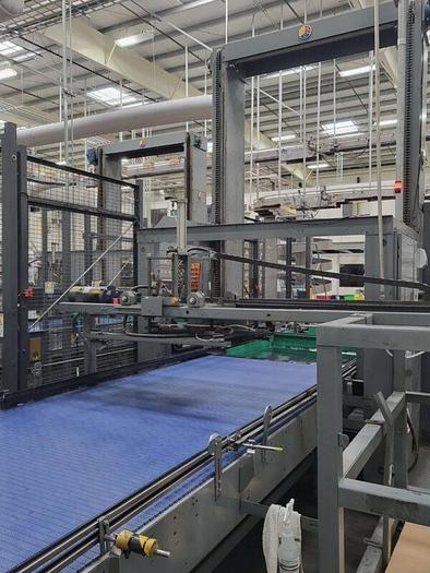 Used Depalletizer, ABC, Model 108, Automatic, Sweep-Off Design, - #5130118