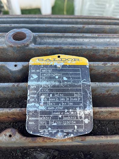 Used Mill, Hammer, includes 8" x 12" feed opening with grate cover. #4361716