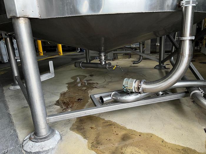 Used JV Northwest 7,000 Gallon Jacketed Tank, Stainless Steel #4487790