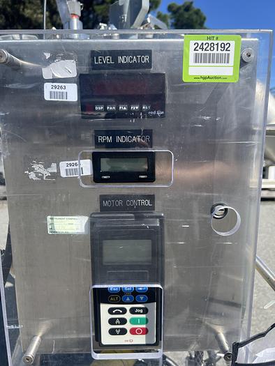 Used Reactor, 25 Gallon (100 Liters), Hastelloy, Jacketed, Agitated #S745445