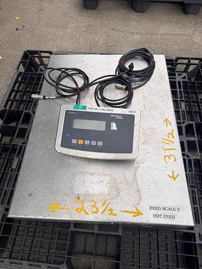 Used Scale, Platform, Minebea Intec, CAIS1-UV1, Stainless Steel, 31-1/2" x 23-1/2", 300 kg (660 lbs) Capacity, #5991280